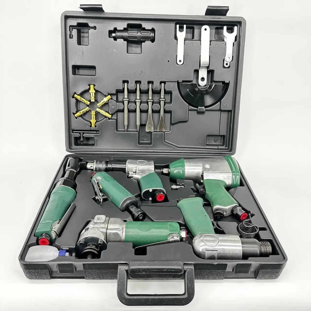 Набор пневмоинструментов для компрессора T-Rex TRATK24 24 эл. Набор пневмоинструментов для компрессора T-Rex TRATK24 24 эл.