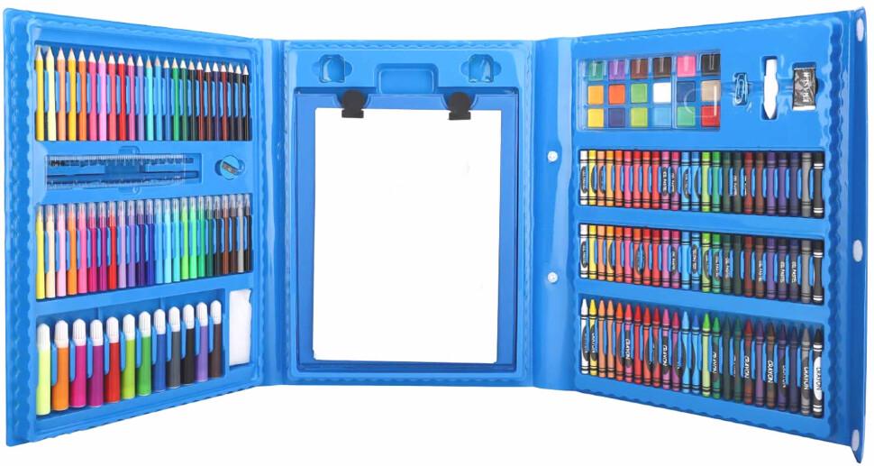 Набор для рисования Чемодан творчества 208 пр. Голубой Набор для рисования Чемодан творчества 208 пр. Голубой