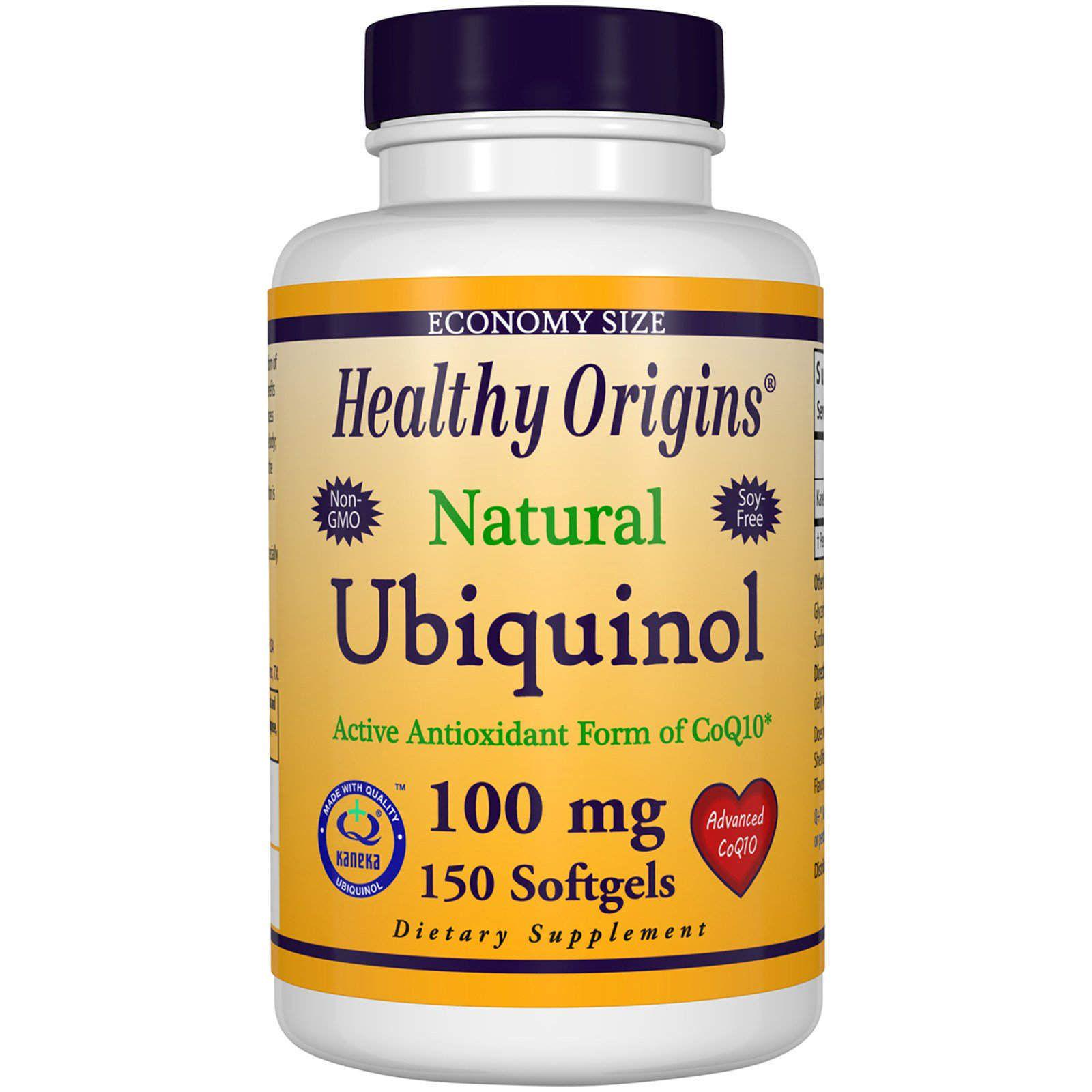 Коэнзим Healthy Origins Ubiquinol 100 мг 150 Softgels