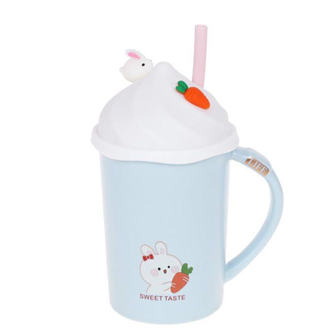 Заварник фарфоровый с силиконовой крышкой и трубочкой Flora Sweet Taste 0,4 л (32407)