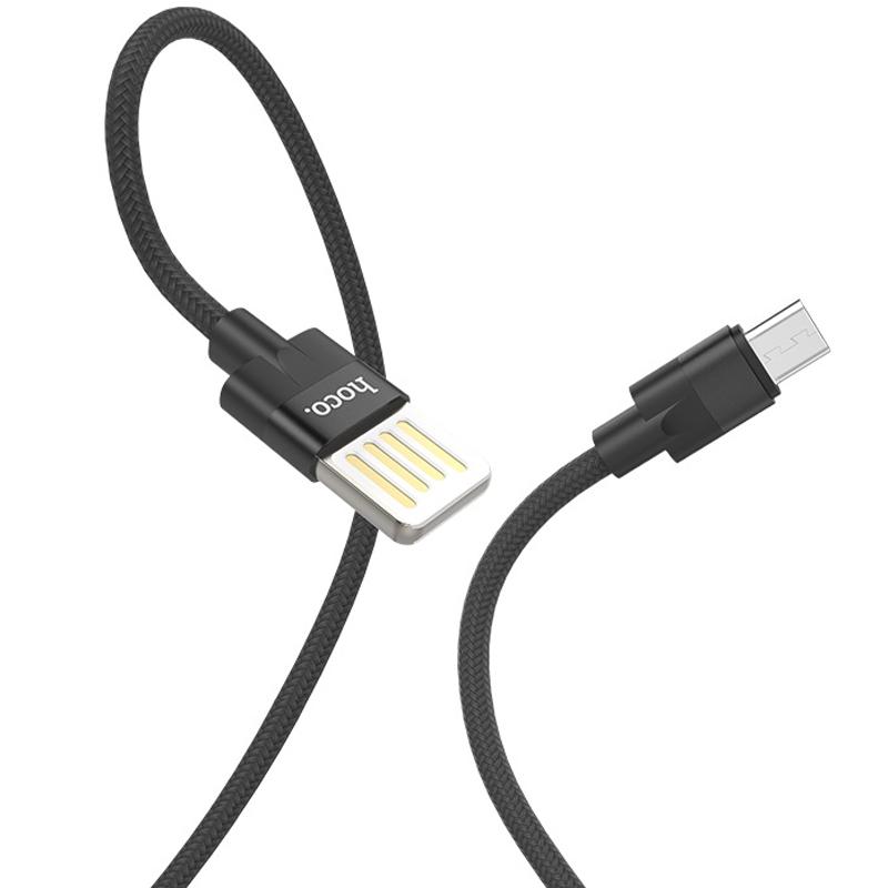 Кабель дата Hoco U55 Outstanding Micro USB 1,2 м Чорний (00000030910_1) Кабель дата Hoco U55 Outstanding Micro USB 1,2 м Чорний (00000030910_1)