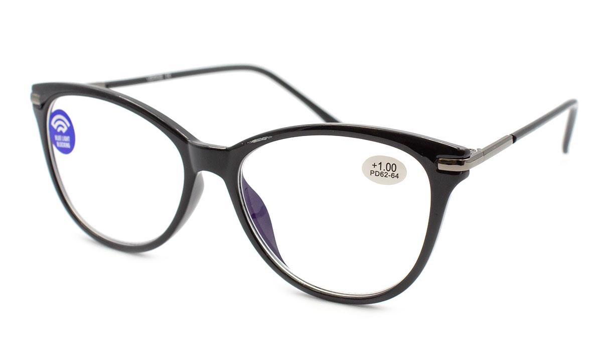 Окуляри для зору в пластиковій оправі Verse 323123-C2 Blue Blocker +0,75