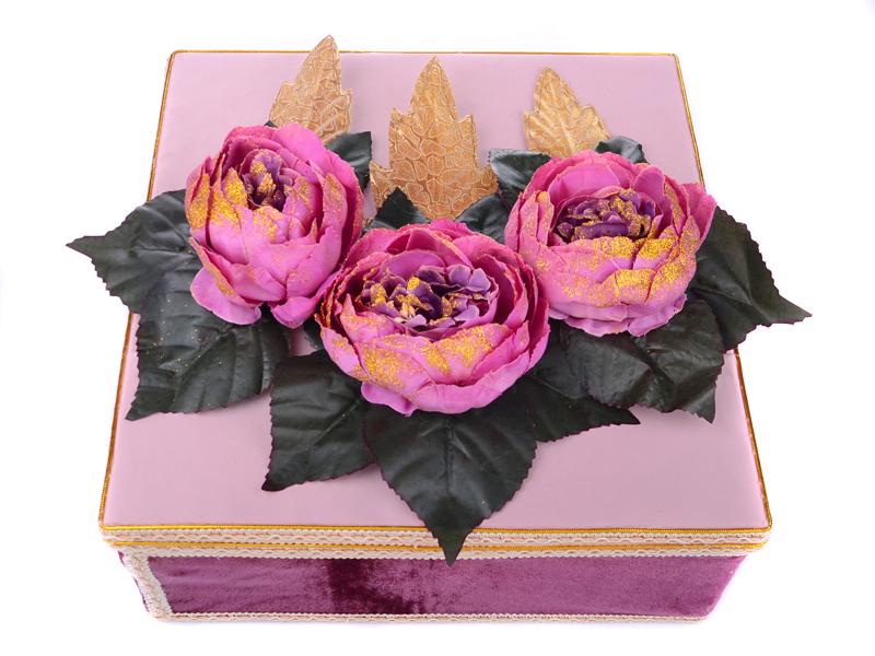 Коробка подарочная Elen handmade квадратная (085-118)