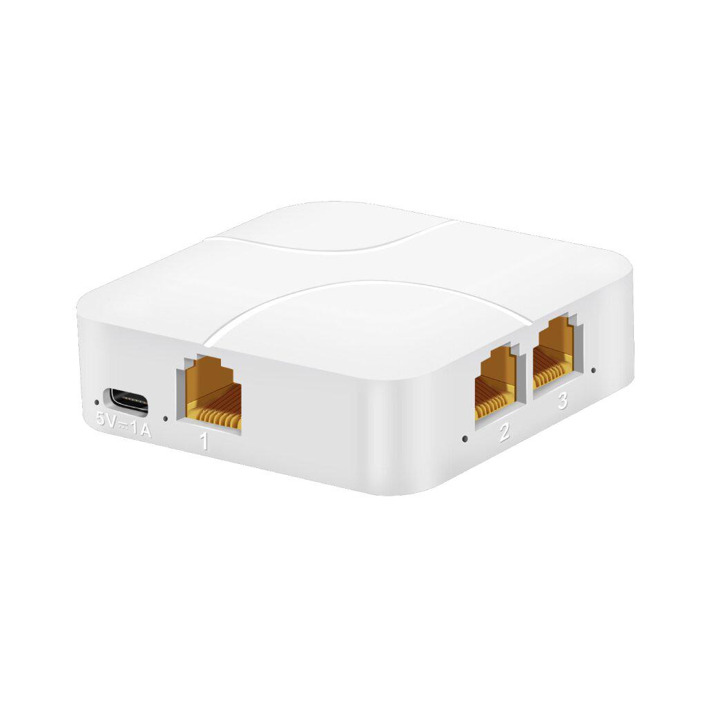 Сетевой разветвитель GreenVision GV-05GE 5 портов 1000 Mbps Type-c Сетевой разветвитель GreenVision GV-05GE 5 портов 1000 Mbps Type-c