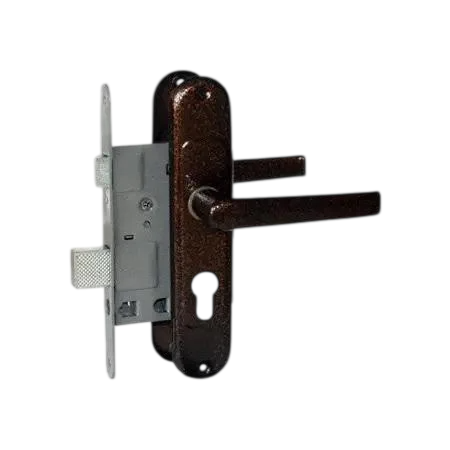 Замок врізний Тандем 4-ЗМН без циліндра Мідний (1705117759)