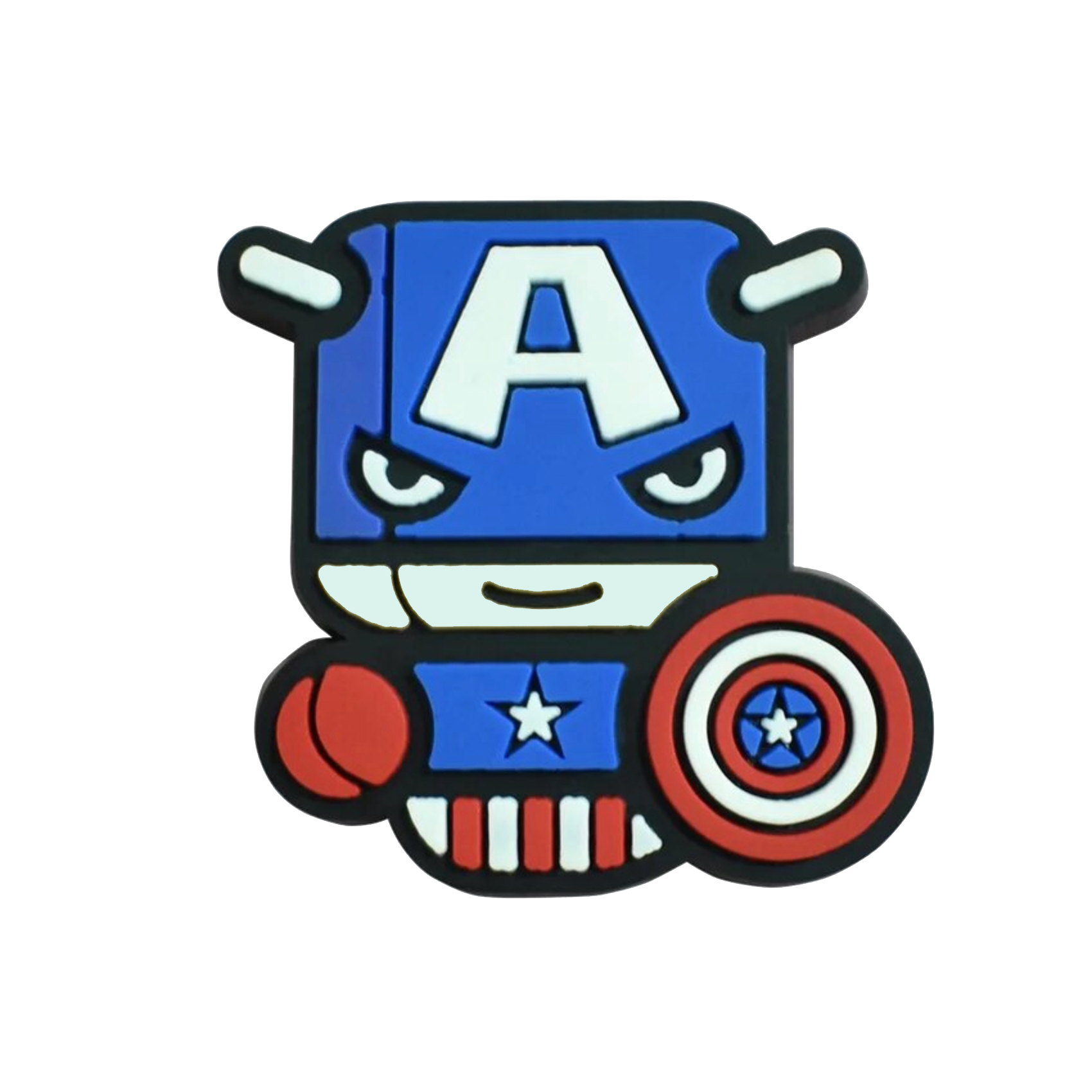 Джибітс для взуття JIBBITZ Капітан Америка № 1308 (JIB1308)