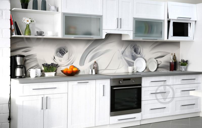 Скинали на кухню Zatarga «Неразлучная пара» 600х2500 мм виниловая 3Д наклейка кухонный фартук самоклеящаяся