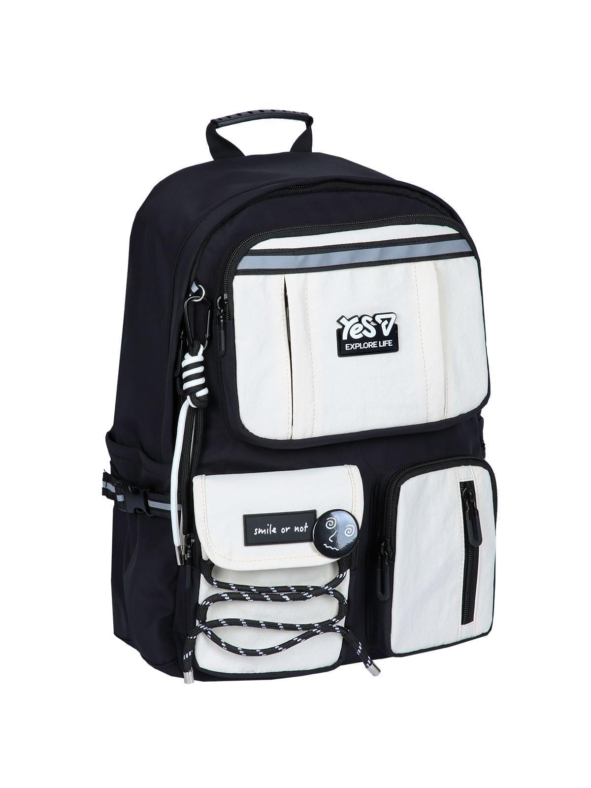 Школьный рюкзак YES T-107L Vanilla (550347) Школьный рюкзак YES T-107L Vanilla (550347)