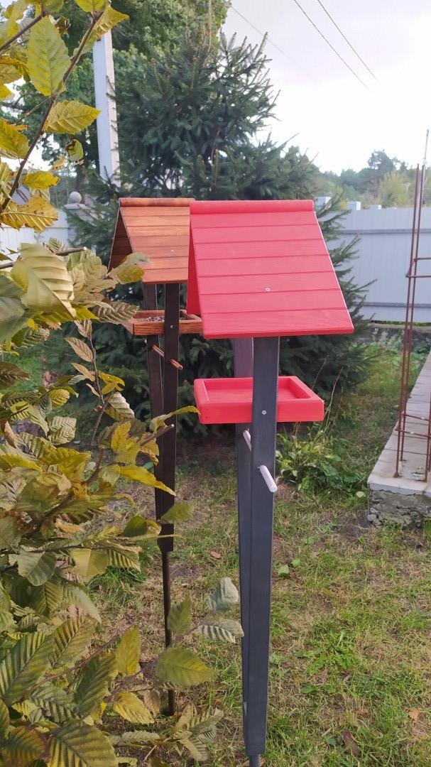 Кормушка разборная для птиц Фале из дерева 38х16х160 см - фото 3 Кормушка разборная для птиц Фале из дерева 38х16х160 см - фото 3