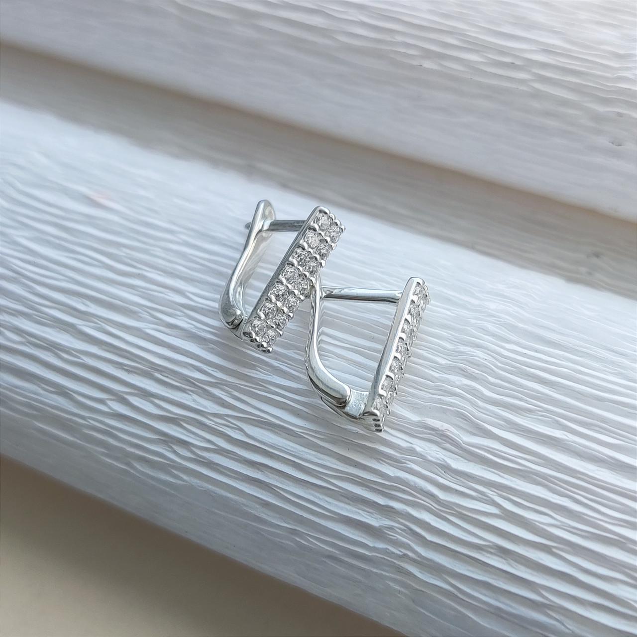 Серебряные серьги Утонченность (198.1с)