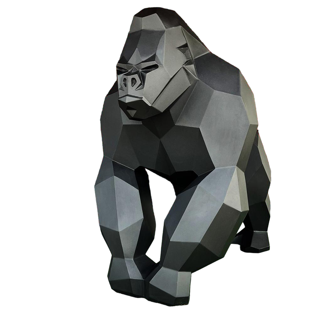 Скульптура полигональная Горилла V 1 (13570571)
