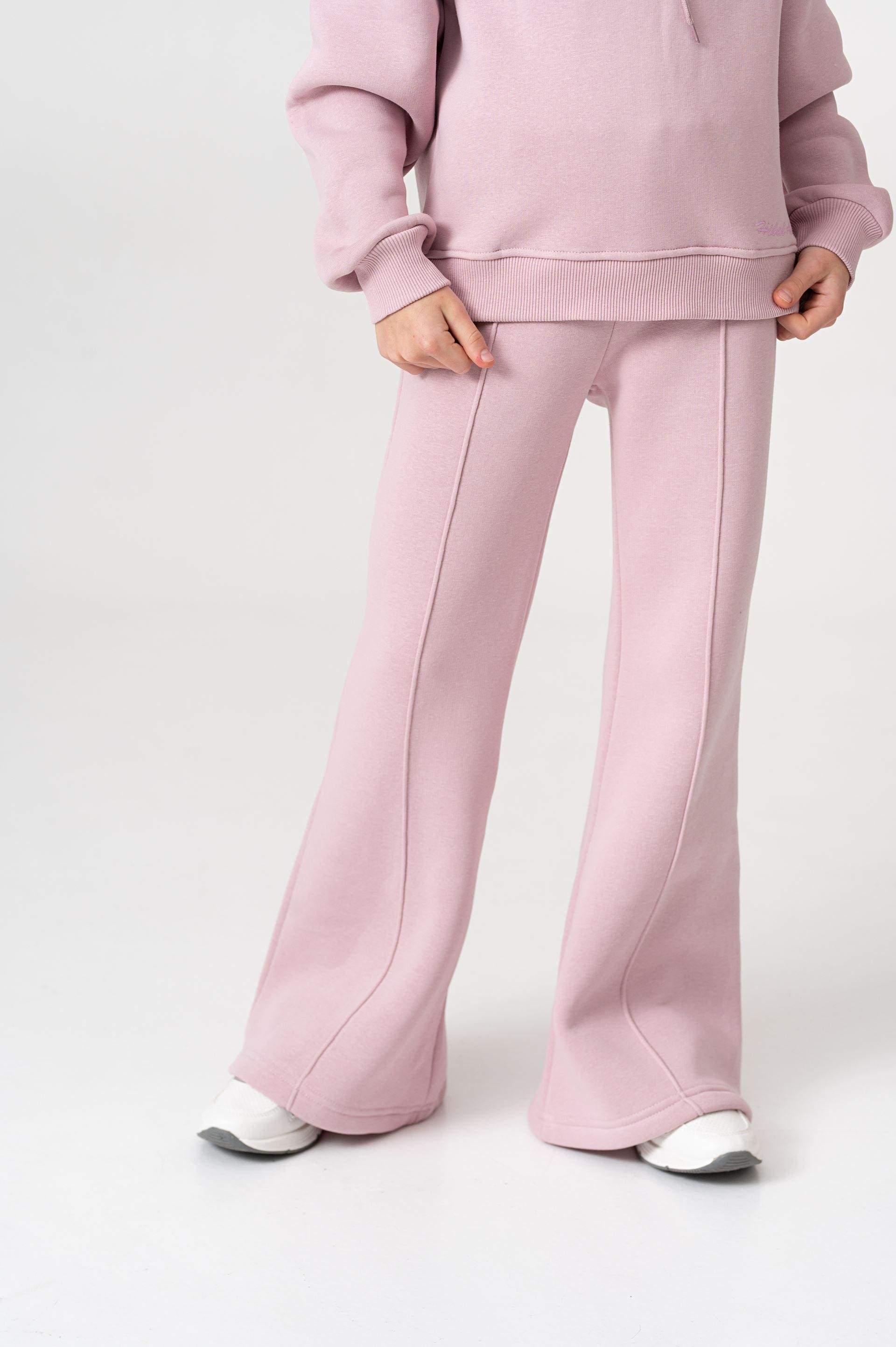 Костюм на флісі з штанами палаццо Yumster YN.22.25.007 152 см Пудровий - фото 12