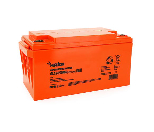 Акумулятор гелевий Marlion GL12650M6 GEL 12 V 65 Ah (12138160) Акумулятор гелевий Marlion GL12650M6 GEL 12 V 65 Ah (12138160)