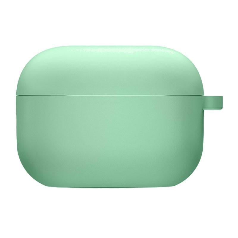 Футляр силіконовий Epik для навушників Airpods 4 з мікрофіброю Зелений/Spearmint (00000075783_15)