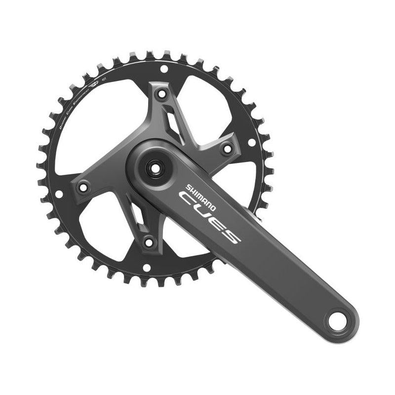 Шатуни Shimano FC-U6000-1 CUES 175 мм 42Т 9/10 швидкостей інтегрована вісь (EFCU60001EXB2X)