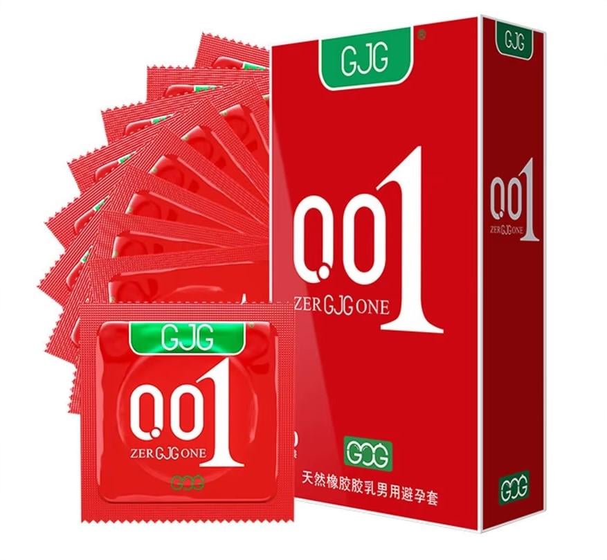Презервативы GJG 001 ультратонкие со смазкой 10 шт. Red (31101557)