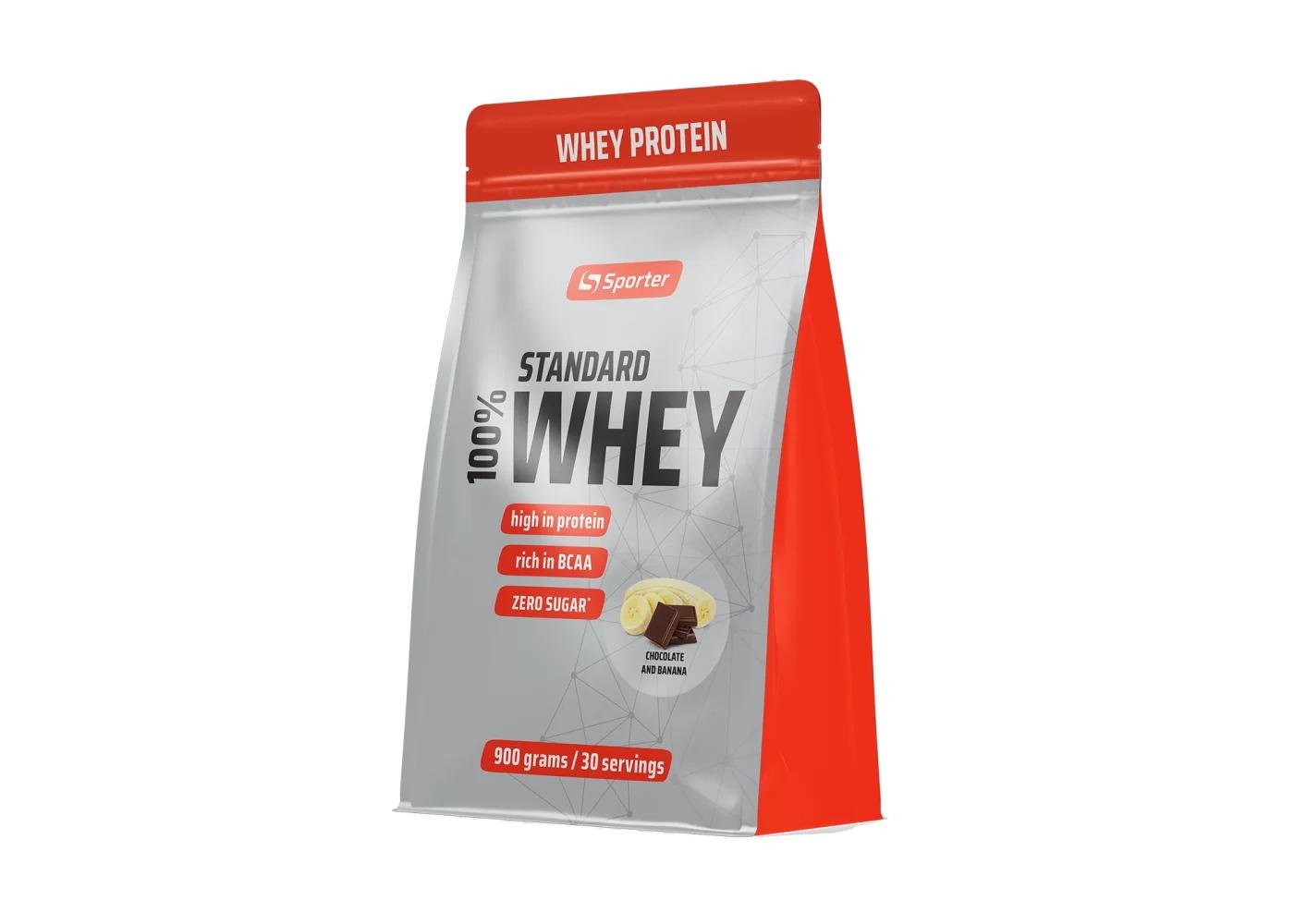 Протеїн Sporter Standart Whey Шоколад з бананом 900 г