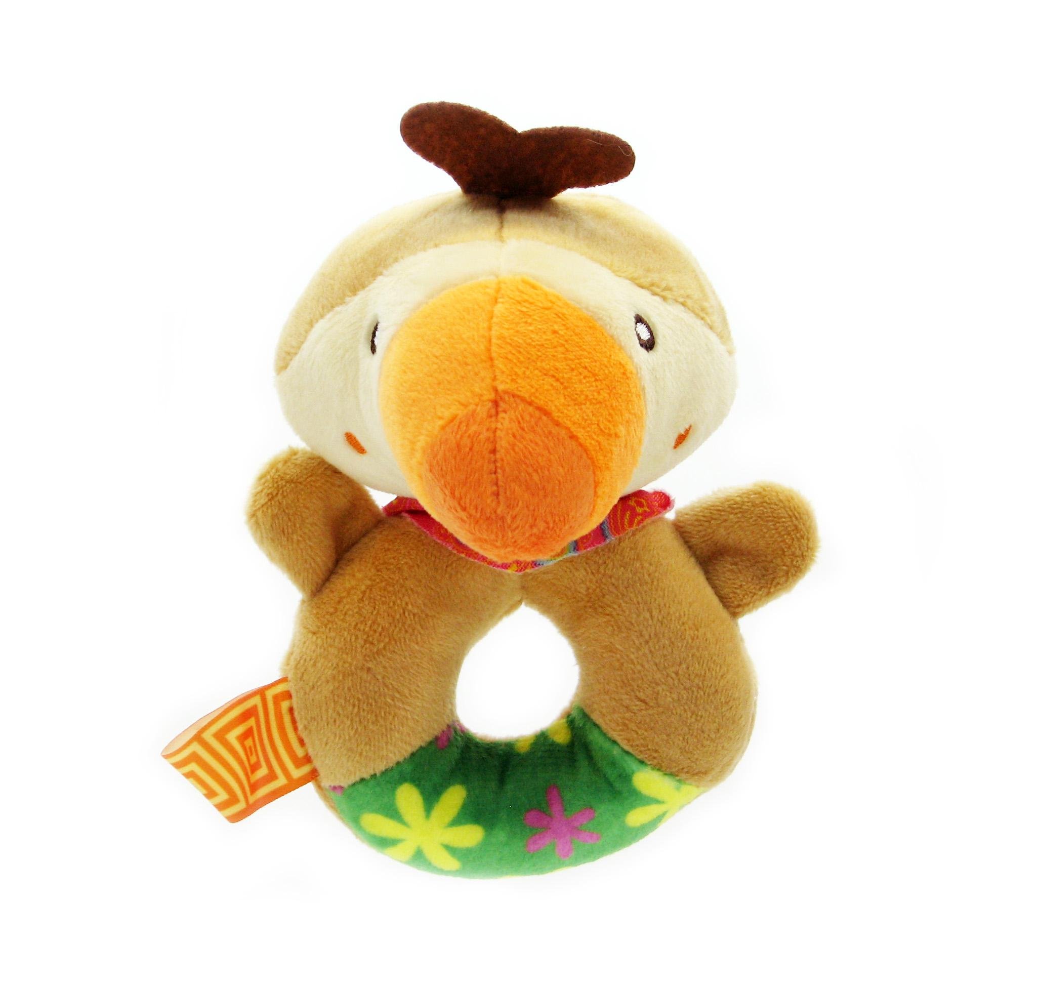 Погремушка мягкая с пищалкой 15 см (C54404 T)