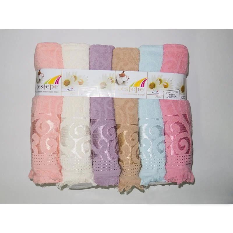 Набор полотенец Cestepe Cotton Delux жаккард Helena 70х140 см 6 шт. (10738316)