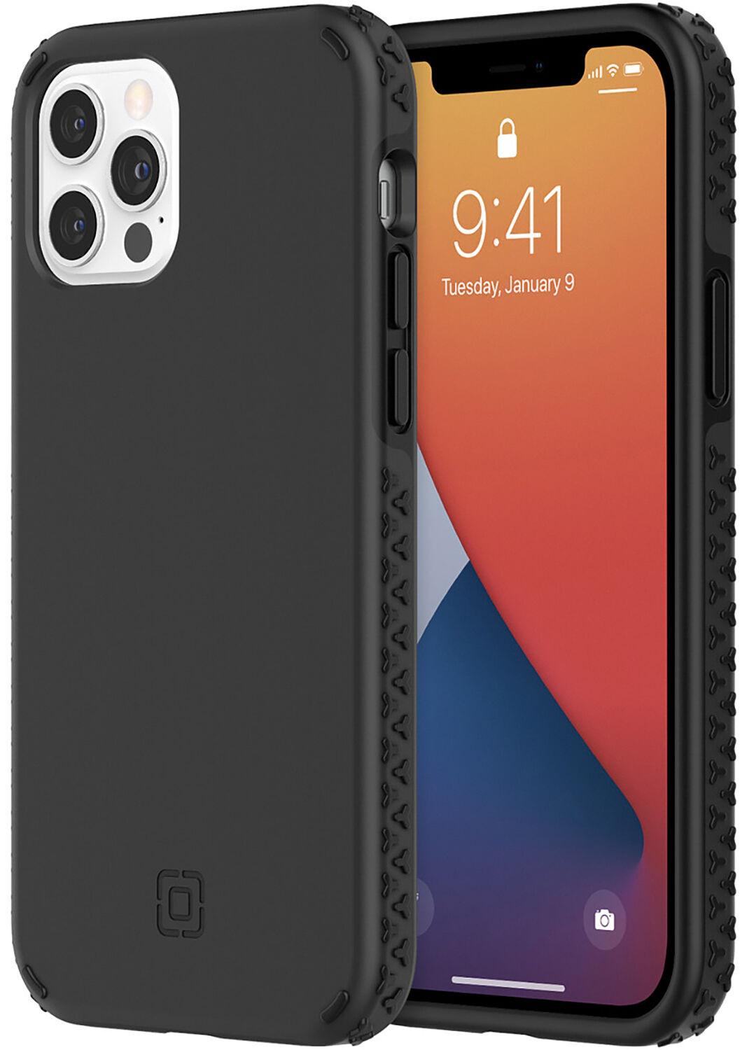 Противоударный чехол Incipio Grip IPH-1945-DNM для Iphone 12/12 Pro (6.1") Black