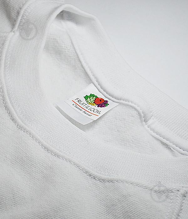 Світшот Fruit of the Loom Classic raglan sweat S Білий (062216030S) - фото 6