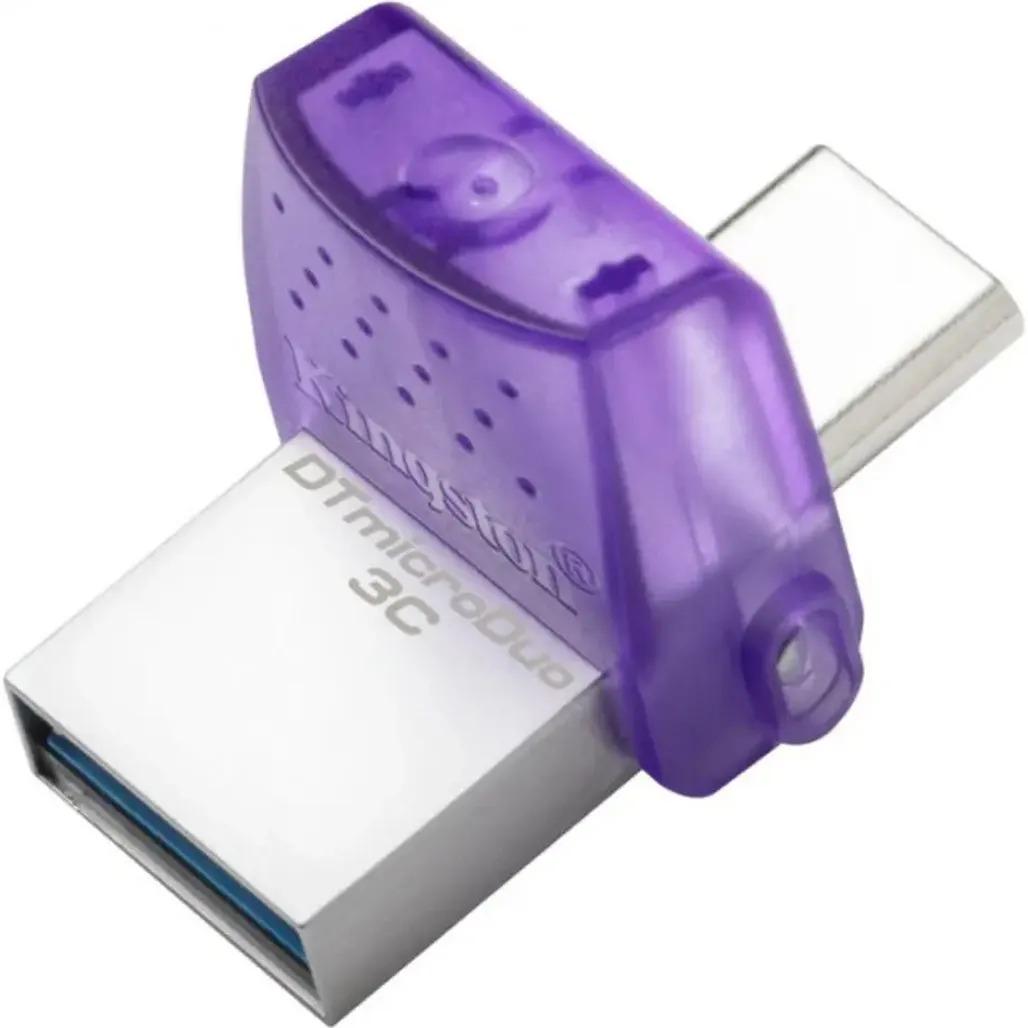 Флэш-память USB Kingston DataTraveler microDuo 3C 64 Гб USB-A/USB-C (DTDUO3CG3/64GB) - фото 4 Флэш-память USB Kingston DataTraveler microDuo 3C 64 Гб USB-A/USB-C (DTDUO3CG3/64GB) - фото 4