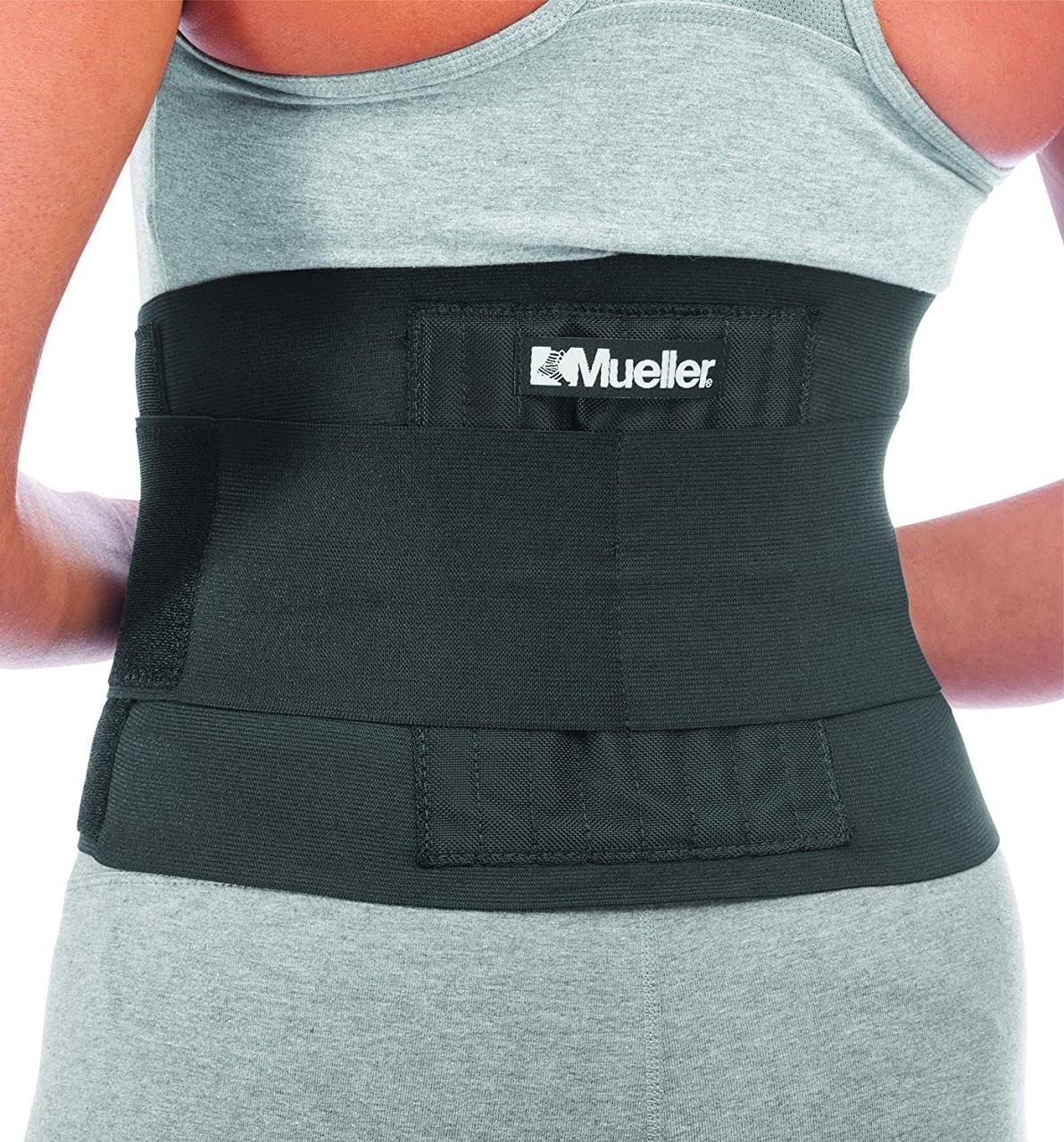 Бандаж для поясницы Mueller Adjustable Back Brace с ребрами жесткости R