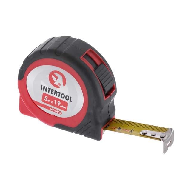 Рулетка Intertool MT-0405 с фиксатором 5 м 19 мм (10194232)