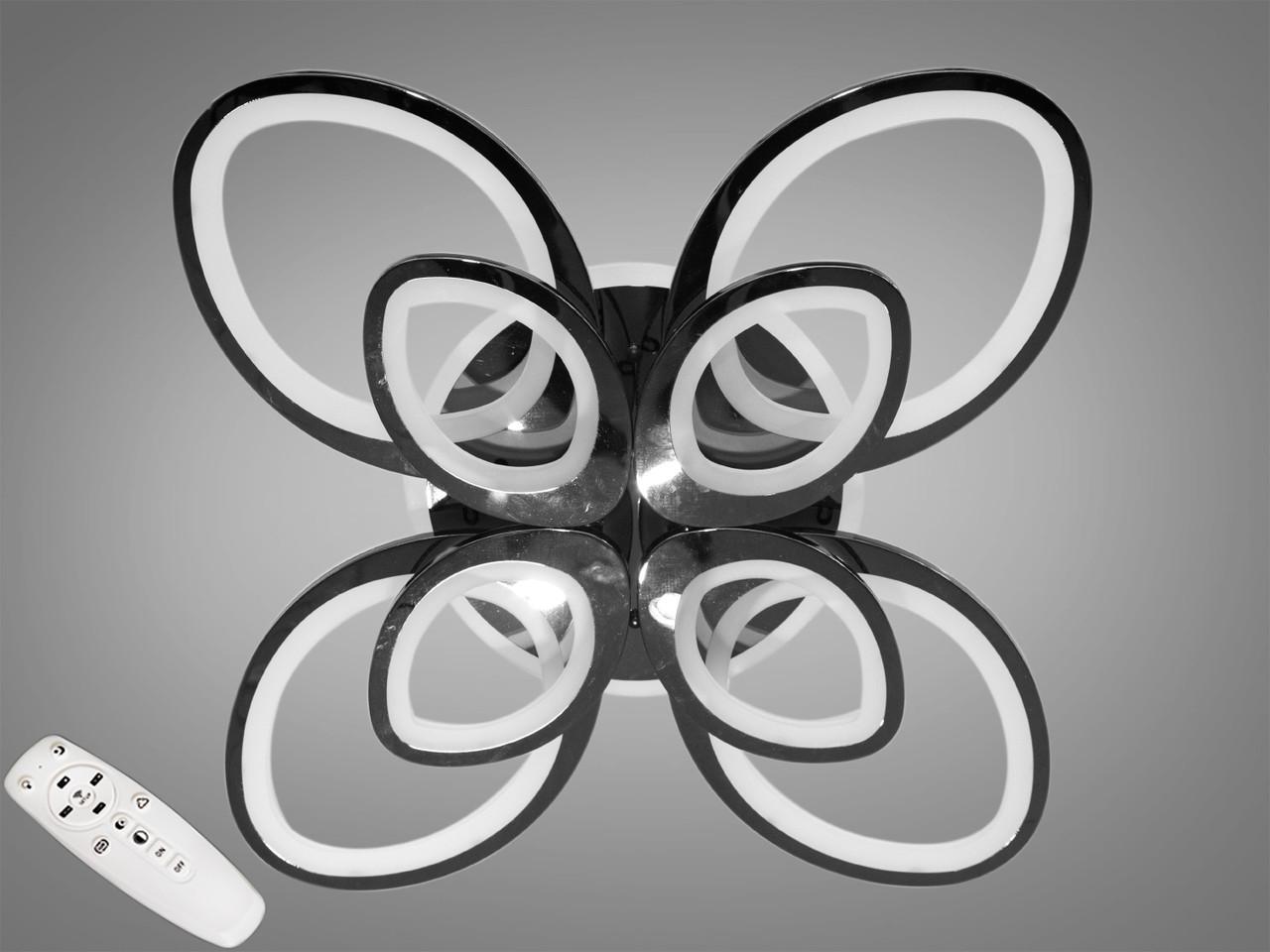 Люстра потолочная с димером LED 8059/4+4BHR 3col dim (2437593301)