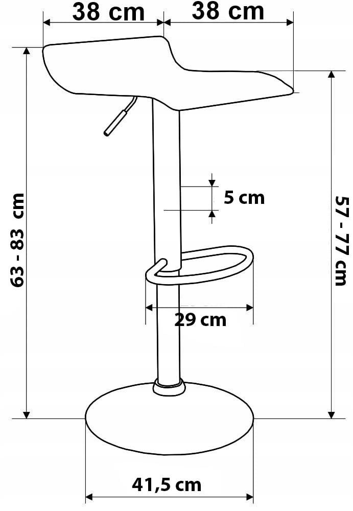 Барний стілець Just Sit VIA Hoker Білий (28273672) - фото 4 Барний стілець Just Sit VIA Hoker Білий (28273672) - фото 4