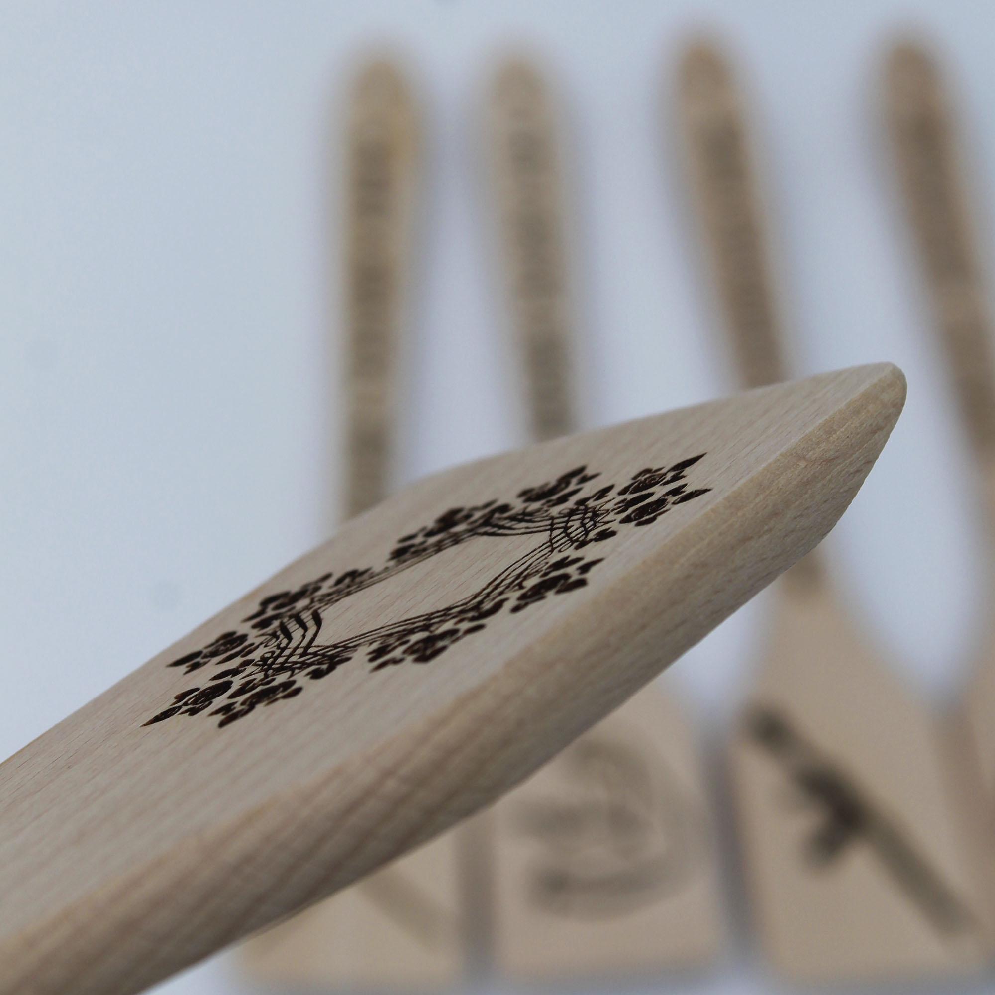 Кухонная деревянная лопатка с гравировкой SHOP-PAN (12436) - фото 2