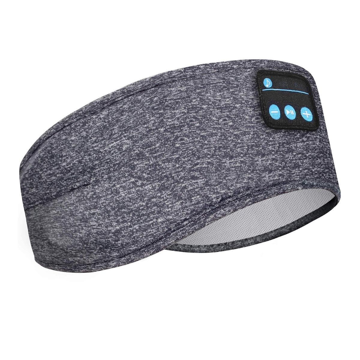 Повязка на голову с Bluetooth-наушниками HeadSoner унисекс Серый (2109)