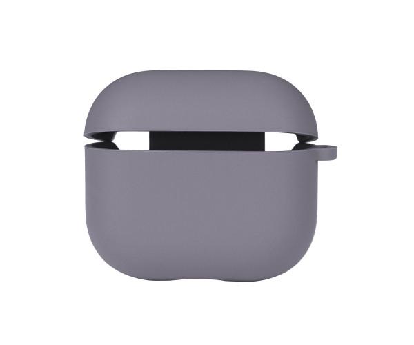 Чохол Silicone Case with microfibra для Airpods 3 Lavender Grey - фото 1