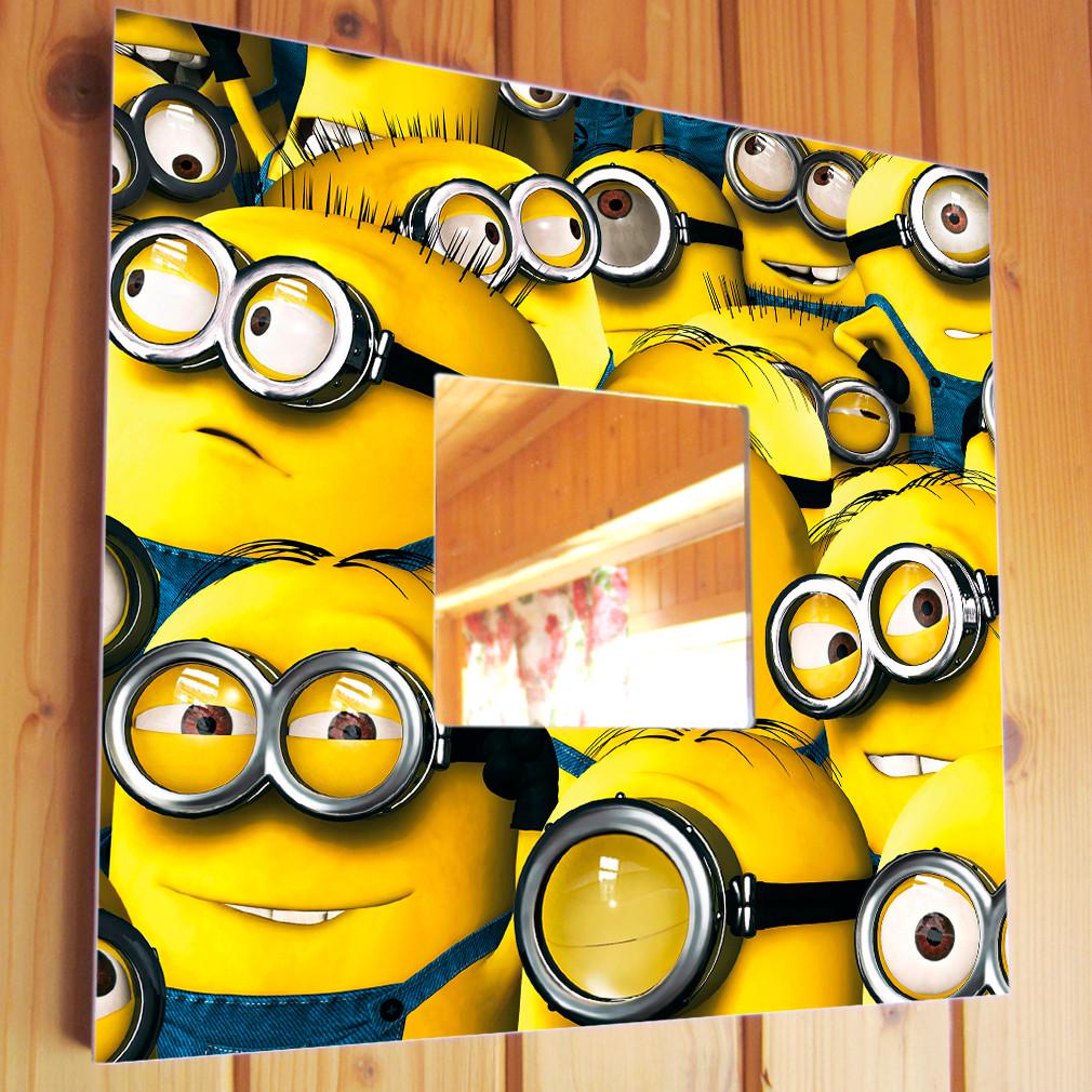 Зеркало декоративное Minions 260х260 мм (M00783) Зеркало декоративное Minions 260х260 мм (M00783)