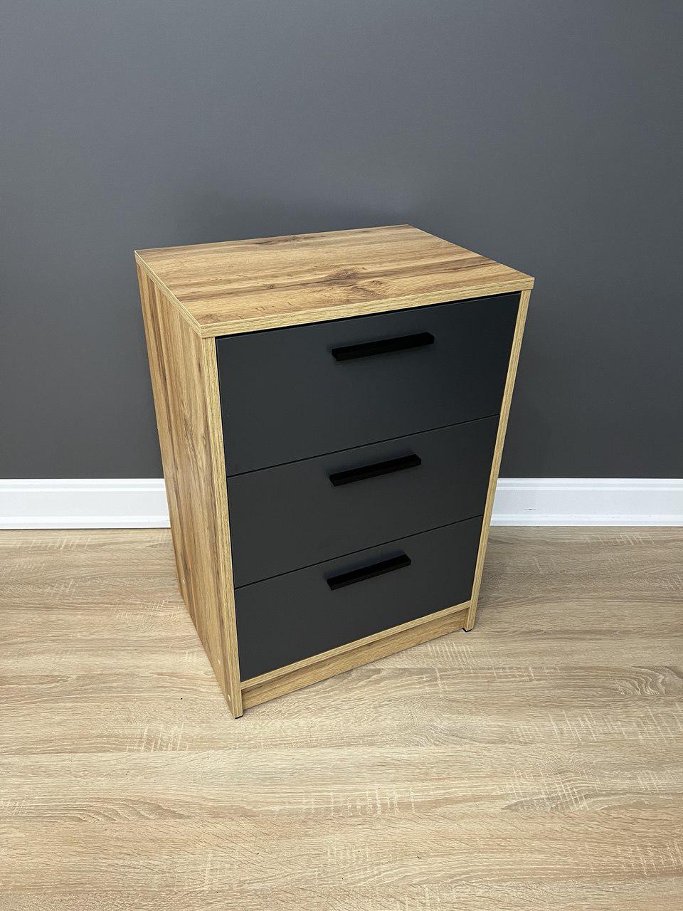 Комод Асті 700х494х354 мм Дуб аппалачі/Антрацит