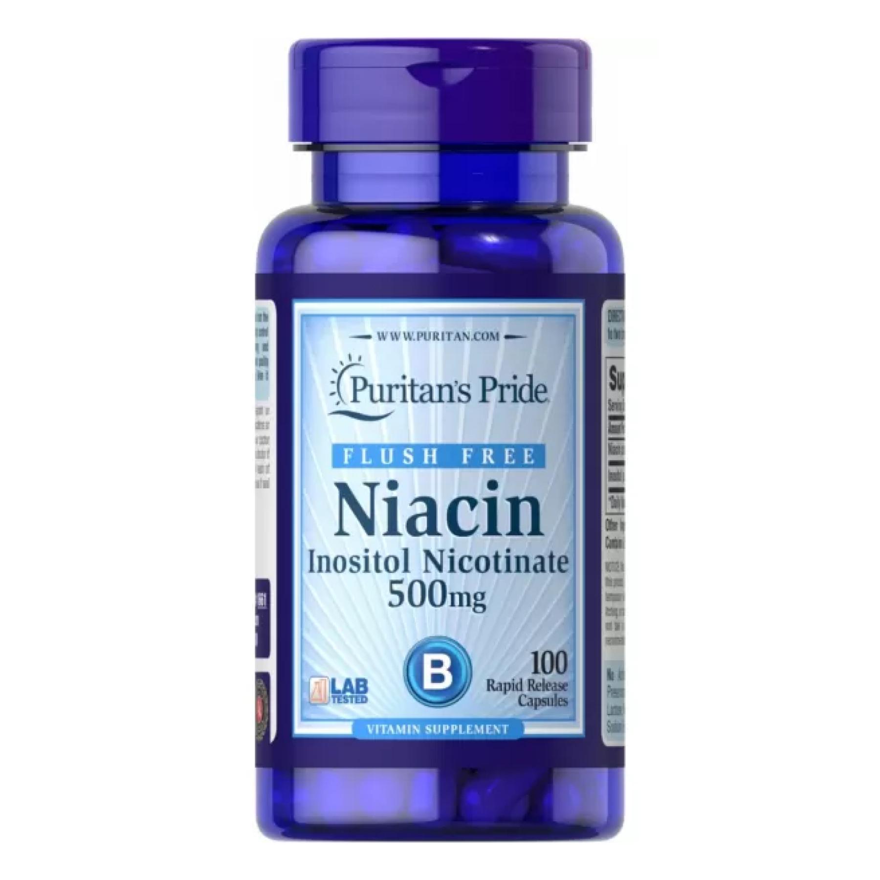 Натуральная добавка Flush Free Niacin 500 mg 100 caps (2022-10-1677)