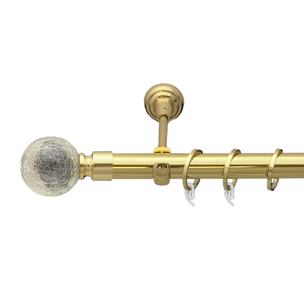 Карниз для штор Orvit Сепия однорядный гладкий 25 мм 300 см Золотой (7035289) Карниз для штор Orvit Сепия однорядный гладкий 25 мм 300 см Золотой (7035289)