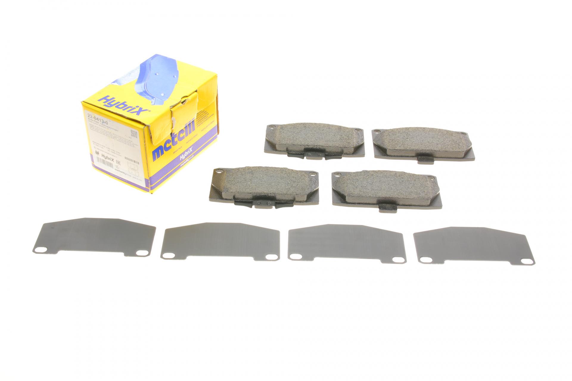 Колодки тормозные передние METELLI 22-0413-0 Subaru Impreza 96-/Nissan 200SX/300ZX 90-99