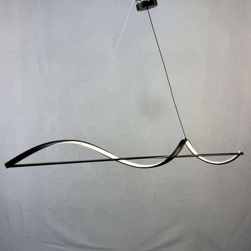 Люстра светодиодная удлиненная Zilini 9130BK-120 120W Черный (29895016) - фото 2 Люстра светодиодная удлиненная Zilini 9130BK-120 120W Черный (29895016) - фото 2