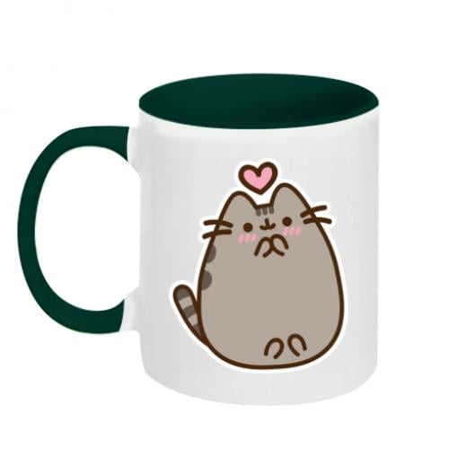 Чашка двоколірна Love Pusheen 320 мл (14316968-30-186691)