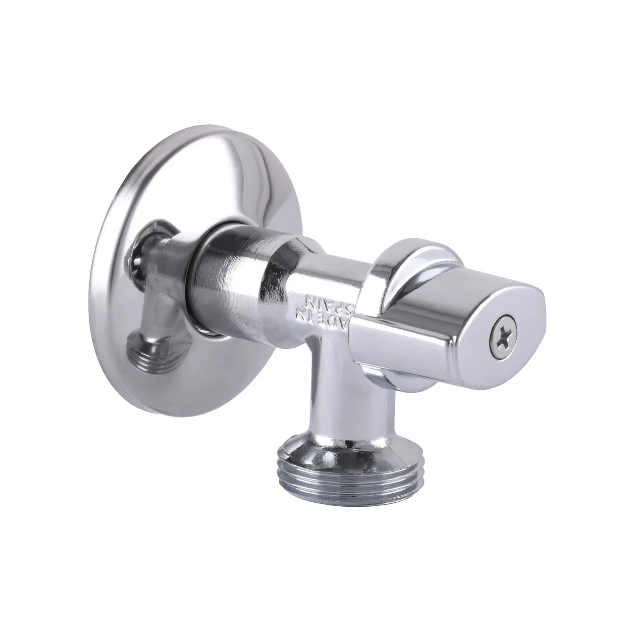 Кран шаровой угловой Arco 1/2"х 3/4" 728MN металлическая ручка L85MAC (1200000224)