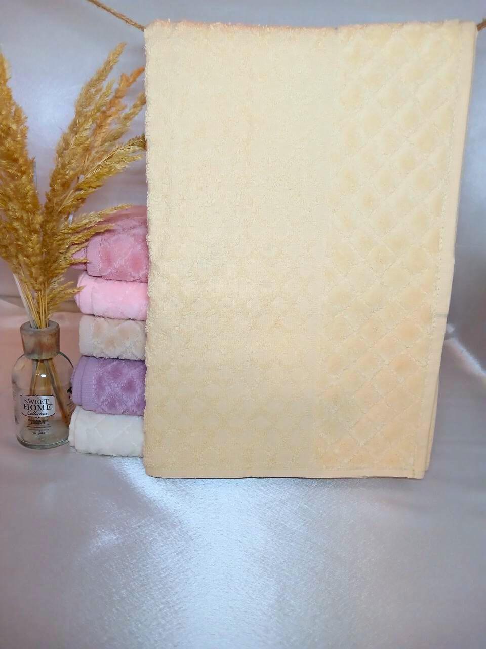 Рушник жакардовий Bulteks Mulia 50х90 см Кремовий (12667) - фото 3 Рушник жакардовий Bulteks Mulia 50х90 см Кремовий (12667) - фото 3