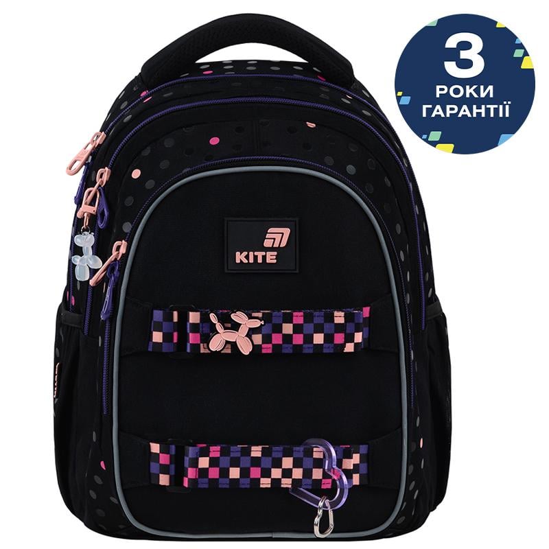 Шкільний рюкзак KITE Education teens Romantic Street Art K26-8001M-1
