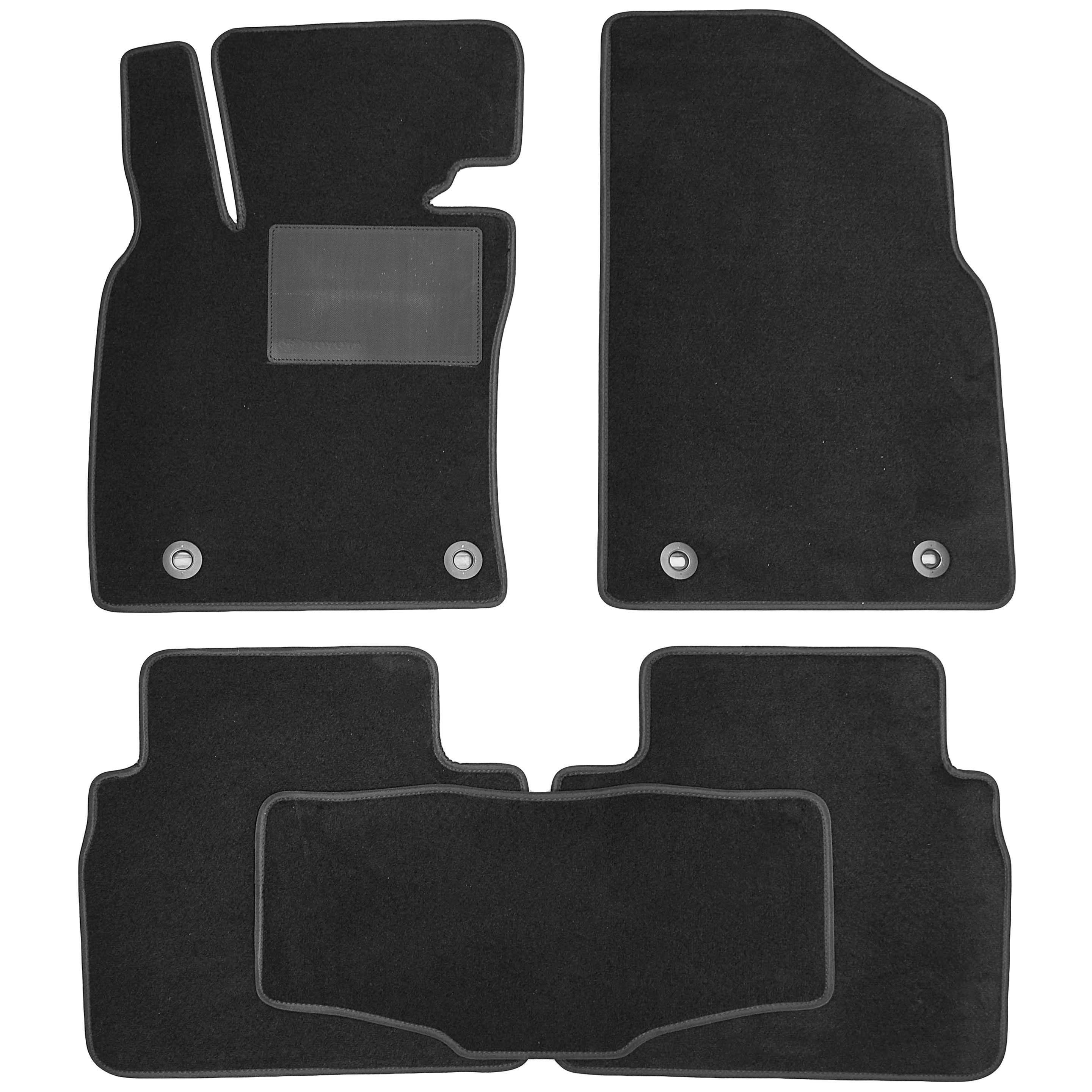 Коврики в салон Optimal для Toyota Avalon '18- текстильные Черный