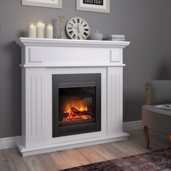 Портал для электрокамина Vicco 100х109 Белый - фото 2 Портал для электрокамина Vicco 100х109 Белый - фото 2