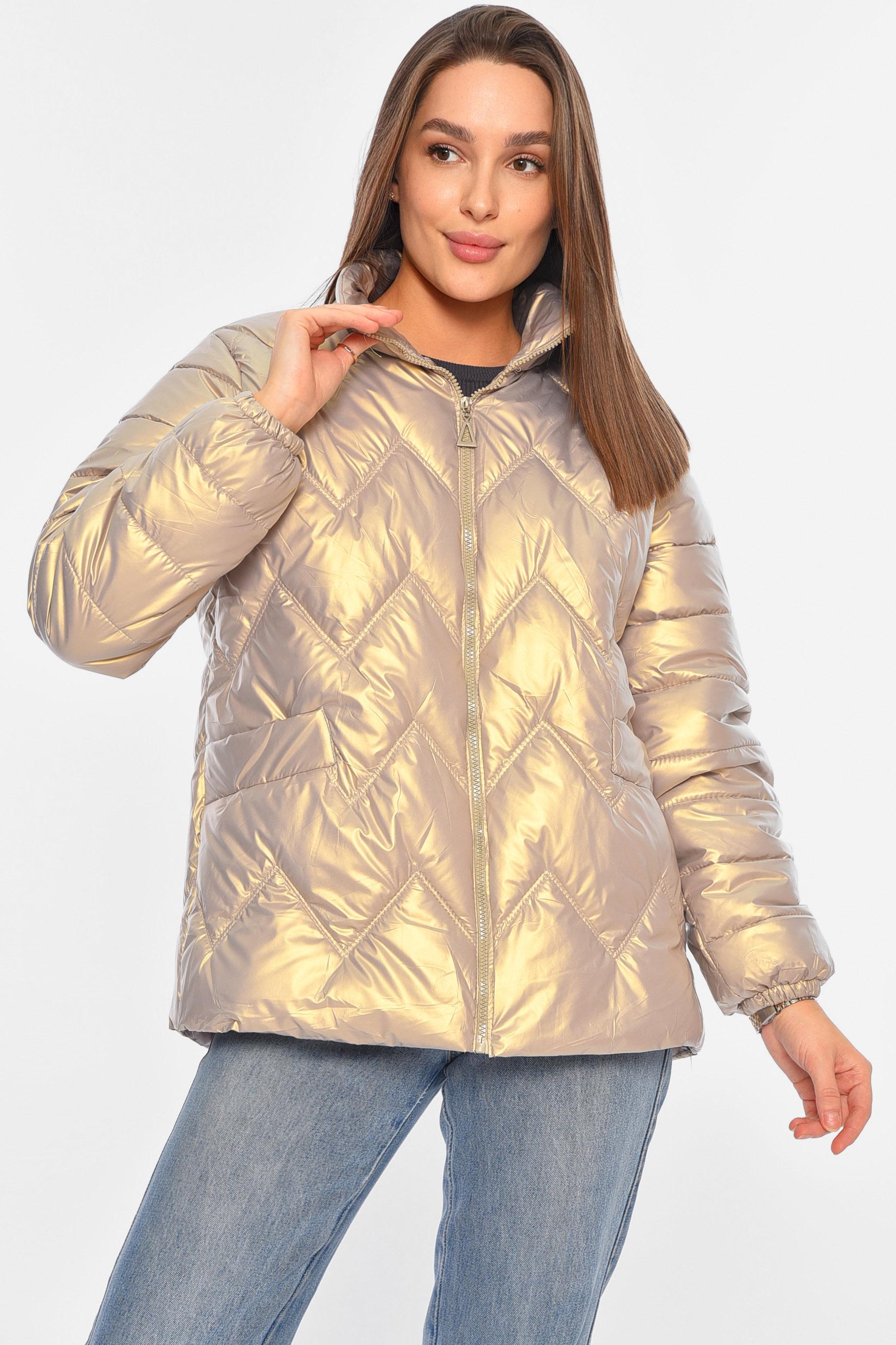 Куртка жіноча демісезонна 5XL Бежевий (195996) Куртка жіноча демісезонна 5XL Бежевий (195996)