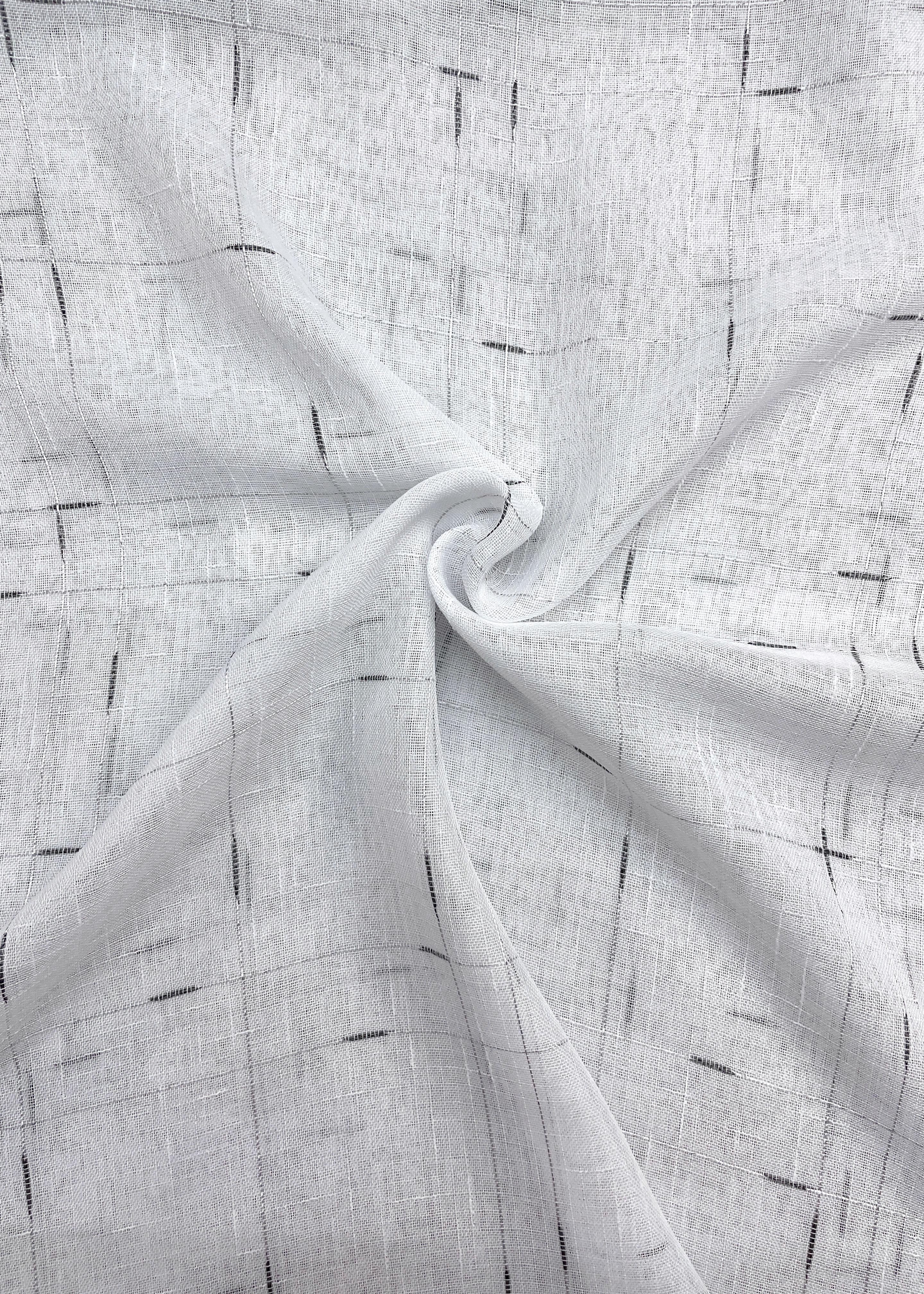 Тюль VR-Textil 1209т Івонна льон 300х250 см Білий/Венге (43-051) - фото 5