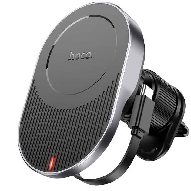 Держатель для телефонов в машину с беспроводной зарядкой Hoco HW12