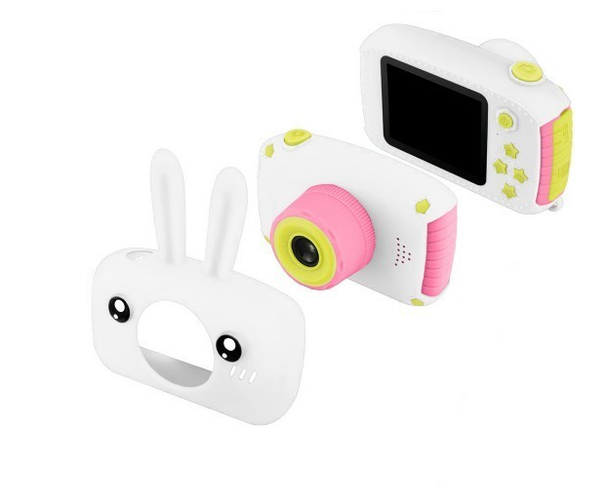 Фотокамера цифровая детская Baby Photo Camera Rabbit Х-500 Белый (1540001666) - фото 4