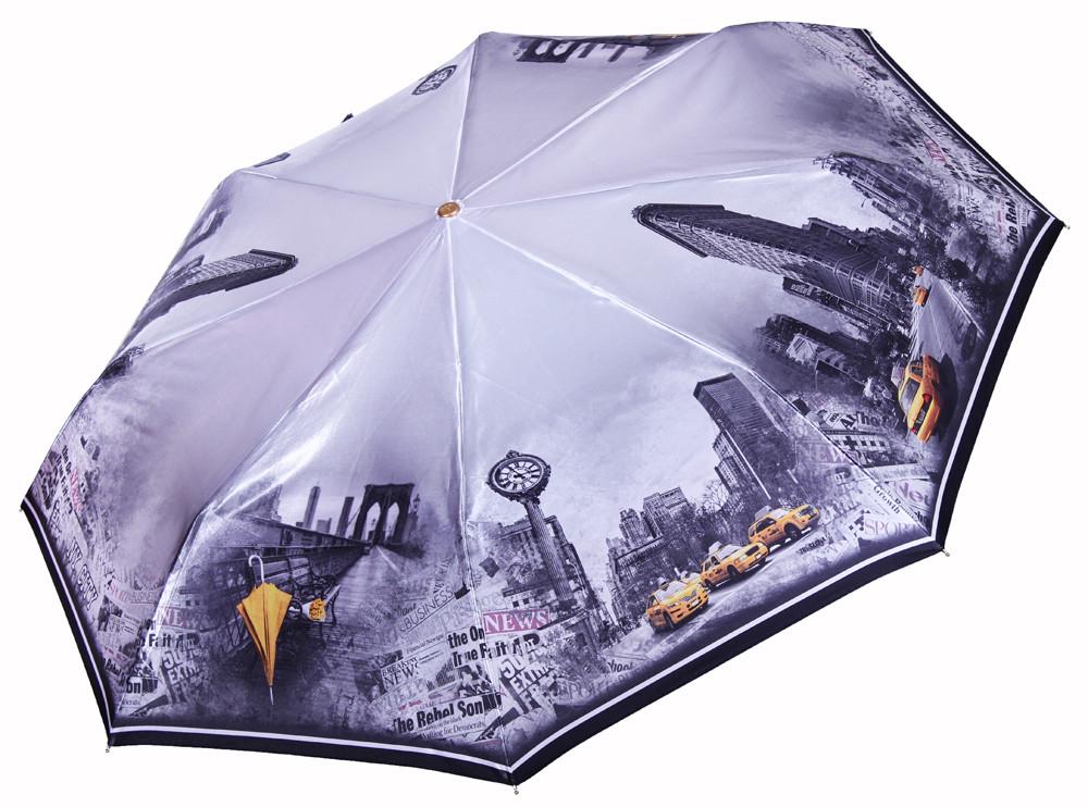 Зонт женский складной Три Слона Нью-Йорк автомат D 104 мм Multicolor (L3845-6)
